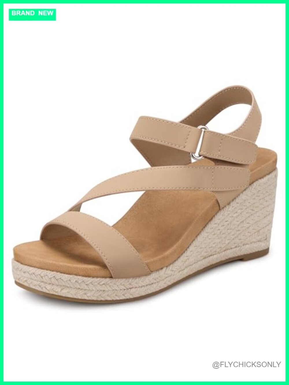 Wedge Sandals for Women Espadrille Platform Open Toe Ankle Strap Comfort